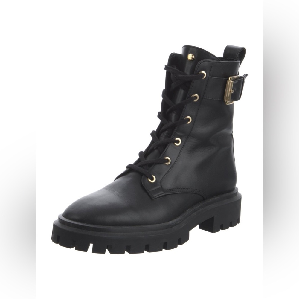 STUART WEITZMAN
ULTRA WOMENS PULL ON FAUX LEATHER COMBAT & LACE-UP BOOTS
